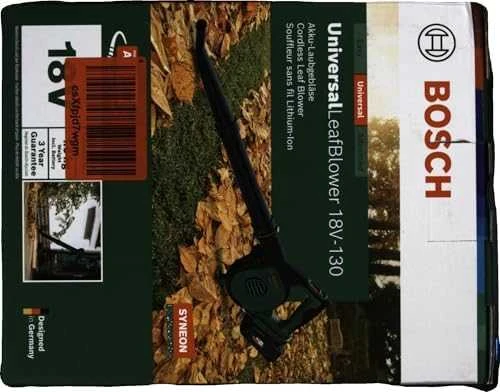 Lapų pūstuvas Bosch UniversalLeafBlower, 18V-130, (1x2,5Ah)