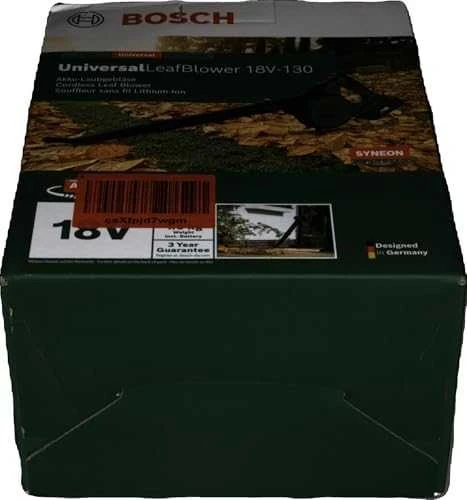 Lapų pūstuvas Bosch UniversalLeafBlower, 18V-130, (1x2,5Ah)