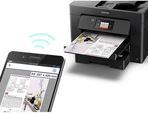 „Epson WorkForce WF-7830DTWF“ rašalinis spausdintuvas, A3, 4800 x 2400 DPI, „Wi-Fi“
