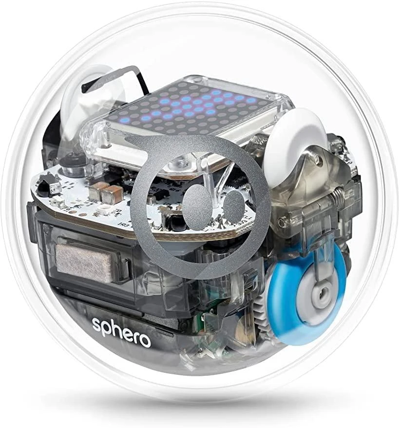 Sphero Smart žaislas Bolt Wi-Fi, Bluetooth, Sphero Bolt - išmanus žaislas išmokti koduoti žaidžiant., iOS ir Android, Baterijos garantija 6 mėn.