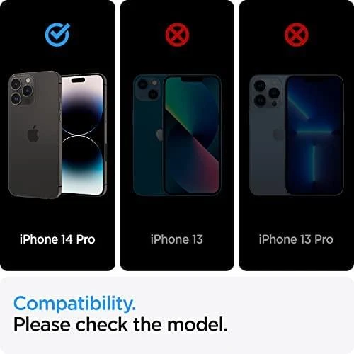 Spigen tR Align Master 2 Pack, FC juodos spalvos – Apple iPhone 14 Pro