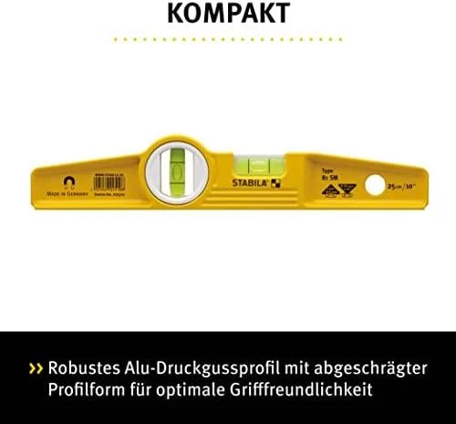 Gulsčiukas su magnetu STABILA 25cm 81SM