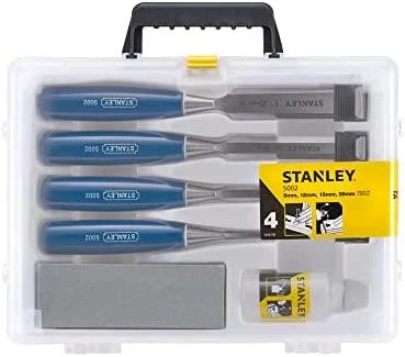 Kaltos rinkinys Stanley 5002 Medžio 6, 12, 18, 25 mm 4 Dalys