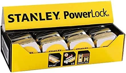 Ruletė Stanley 33-442, 10 m, 25 mm