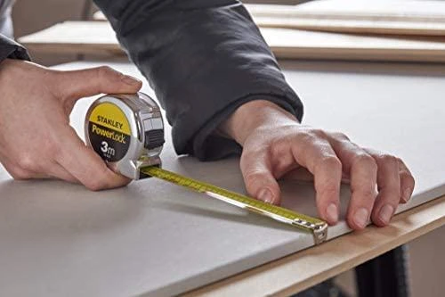 STANLEY RULETĖ 3mx19mm MICRO POWERLOCK KORTELĖ