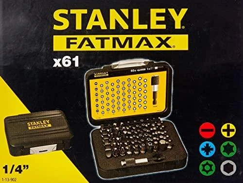 61 dalies sukimo antgalių rinkinys Stanley EXPERT