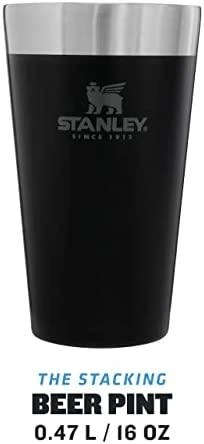 Stanley Thermal Beer Mug Adventure matinis juodas 0,47 l
