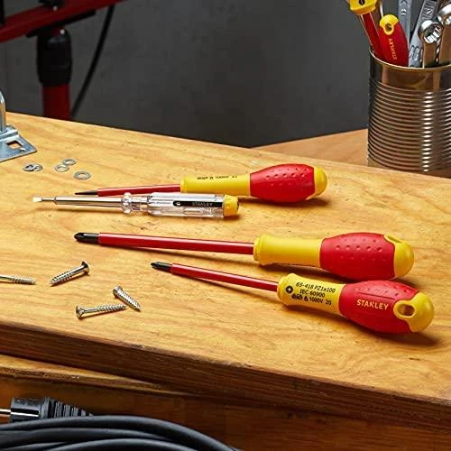 Stanley 065443 FatMax atsuktuvų rinkinys izoliuotas (6 dalys), įvairiaspalvis