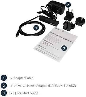 Kieszeń StarTech USB-C 3.2 Gen 2 - 2.5''/3.5'' SATA (USB31C2SAT3)