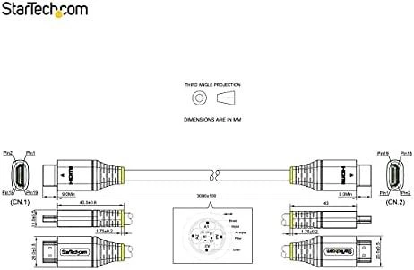 Kabelis StarTech HDMI - HDMI 3m juoda (HDMM21V3M)
