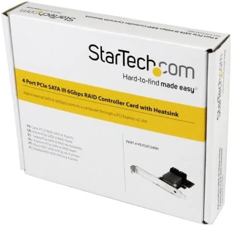 Kontroler StarTech PCIe 2.0 x2 - 4x SATA III (PEXSAT34RH)