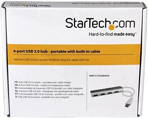 HUB USB StarTech 4x USB-A 3.0 (ST43004UA)
