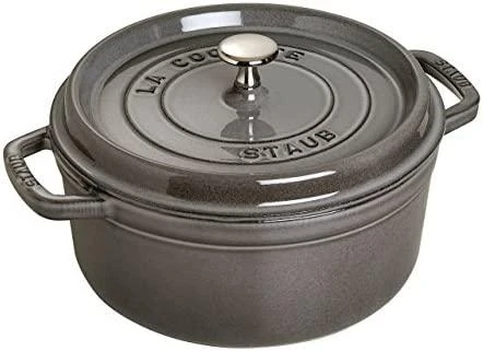 Ketaus puodas STAUB Cocotte 20cm 2,2l, grafito spalvos