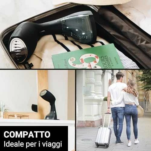 Garinis drabužių valytuvas SteamOne sTravel  (1400 W, juodos spalvos)