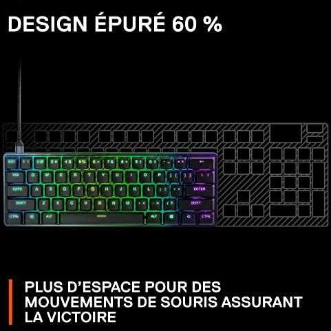 Klaviatūra žaidimams SteelSeries Apex 9 Mini, US kalba, Juodos spalvos