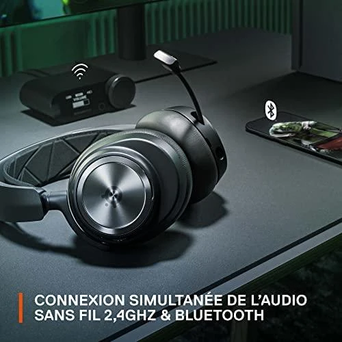 Belaidės ausinės žaidimams SteelSeries Arctis Nova Pro Wireless X, Juodos spalvos