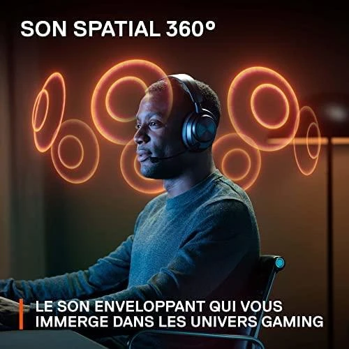 Belaidės ausinės žaidimams SteelSeries Arctis Nova Pro Wireless X, Juodos spalvos