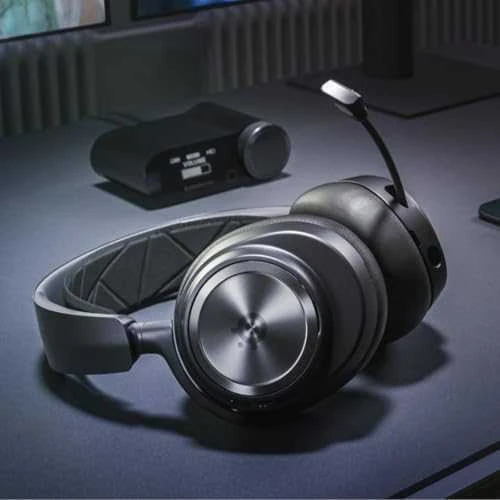 Žaidimų ausinės su mikrofonu SteelSeries Arctis Nova Pro Wireless P