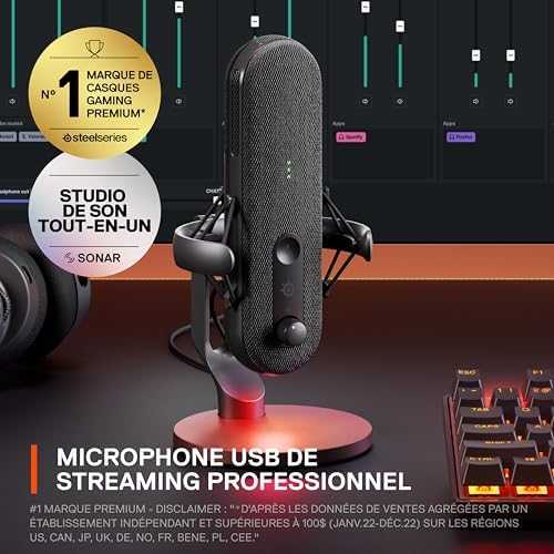 SteelSeries | Alias | Gaming Mikrofonas | Juodas