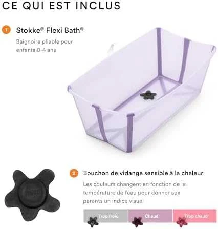 Stokke Flexi Bath - sulankstoma vaikiška vonia | Ledyno mėlyna
