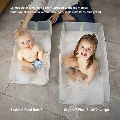 Stokke Flexi Bath - X-Large sulankstoma kūdikio vonelė | Baltas