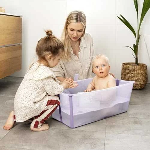 Stokke Flexi Bath - X-Large sulankstoma kūdikio vonelė | Levandos