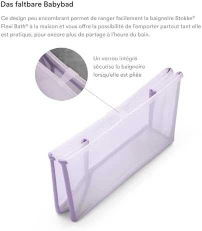 Stokke Flexi Bath - X-Large sulankstoma kūdikio vonelė | Skaidri žalia
