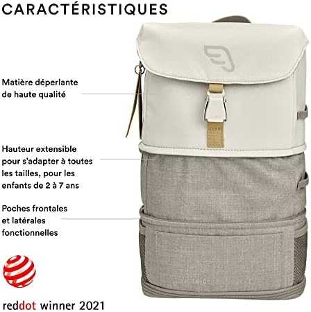 Stokke JetKids BackPack - išplečiama kuprinė | Baltas