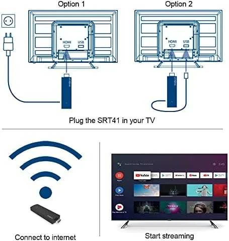 Strong Tvirta SRT41 4K Andorid TV transliacijos lazda