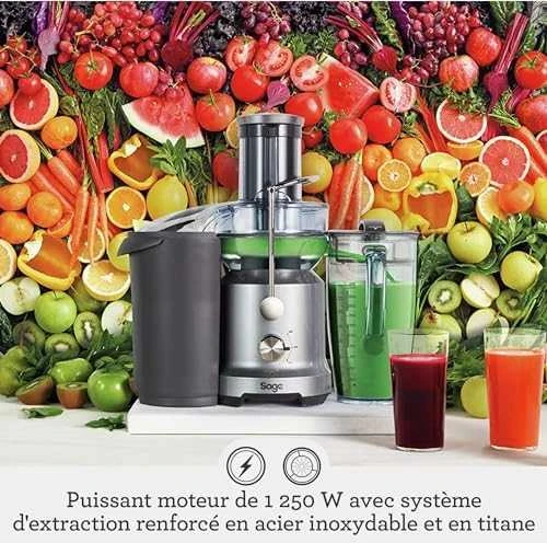 Sulčiaspaudė SAGE SJE430SIL The Nutri Juicer Cold