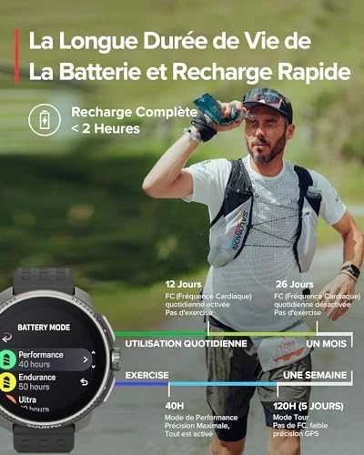 Išmanusis laikrodis Suunto Race Titanium Charcoal, Tamsiai pilkos spalvos korpusas su juodos spalvos dirželiu