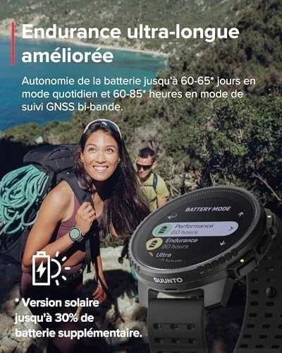 Išmanusis laikrodis Suunto Vertical Titanium Solar Canyon, Titano spalvos korpusas su oranžinės spalvos dirželiu