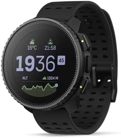 Išmanusis laikrodis Suunto Vertical Titanium Solar Canyon, Titano spalvos korpusas su oranžinės spalvos dirželiu
