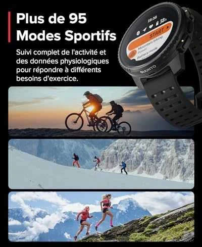 Išmanusis laikrodis Suunto Vertical Titanium Solar Canyon, Titano spalvos korpusas su oranžinės spalvos dirželiu