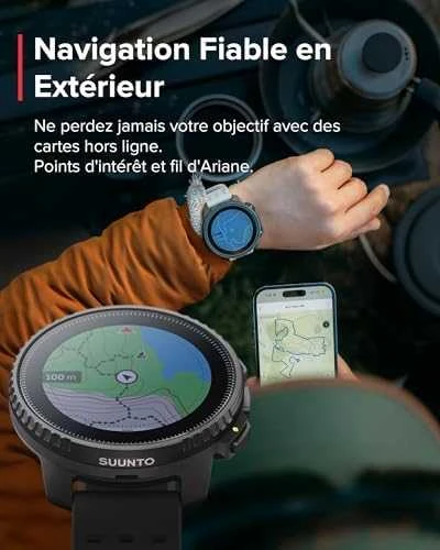 Išmanusis laikrodis Suunto Vertical Titanium Solar Canyon, Titano spalvos korpusas su oranžinės spalvos dirželiu