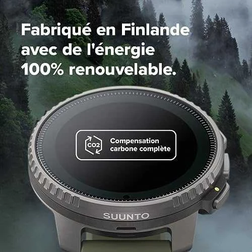 Išmanusis laikrodis Suunto Vertical Titanium Solar, Titano spalvos korpusas su juodos spalvos dirželiu