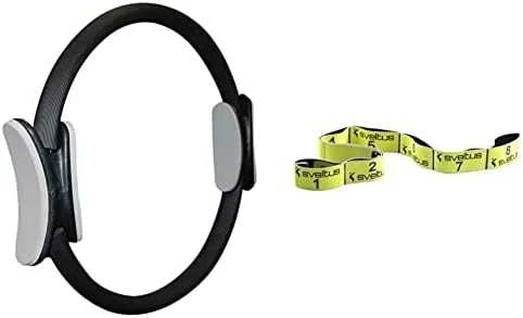Espanderis žiedas SVELTUS PILATES RING D40cm Pilkas