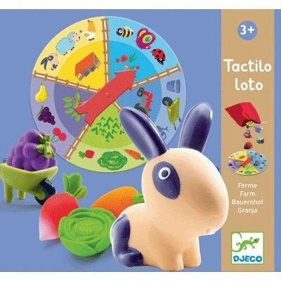 Djeco Edukacinis žaidimas - Lytėjimo Loto - Ferma ( DJ08135 )