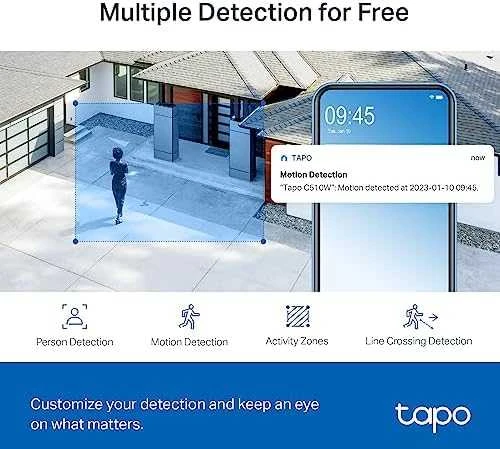 Lauko Kamera - TP-Link Tapo C510W 2304 x 1296 Pikseliai