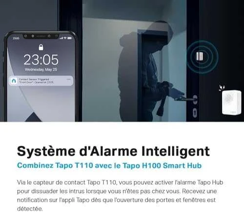 TP-LINK | Tapo išmanusis kontaktinis jutiklis | Tapo T110 | 868/922MHz