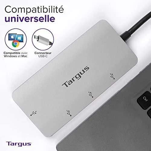 TARGUS USB-C 4 prievadų stebulės AL DĖKLAS