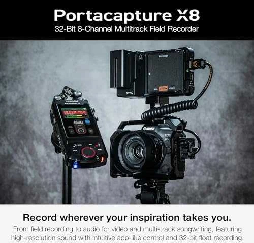 Tascam Portacapture X8 Nešiojamasis garso įrašymo įrenginys