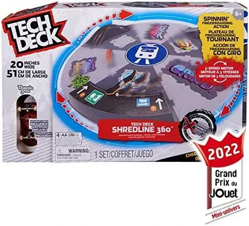 Spin Master Grifo besisukanti rampa „Shredline“ 360 laipsnių kampu, 51 cm + „Riedlente Thank You Tech“ denis