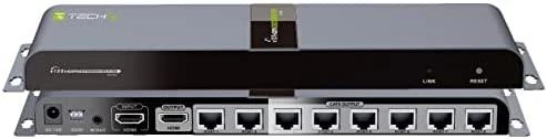 Techly HDMI 1x8 skirstytuvas su RJ45 prievadais