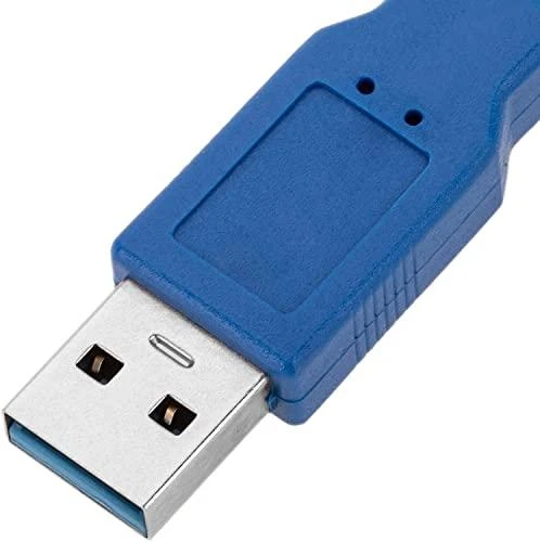 Kabelis USB Techly USB-A - USB-A 3 m Mėlyna (ICOC-U3-AA-30-EX)