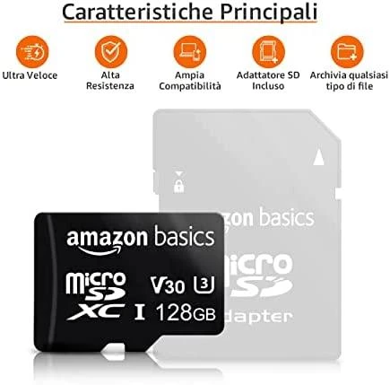 128GB microSDXC kortelė su SD adapteriu