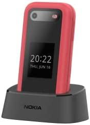 Mobilusis telefonas Nokia Rinkinys 2660 Flip 4G Dual Sim Raudona + Įkroviklis biurkowa