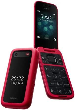 Mobilusis telefonas Nokia Rinkinys 2660 Flip 4G Dual Sim Raudona + Įkroviklis biurkowa