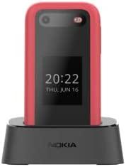 Mobilusis telefonas Nokia Rinkinys 2660 Flip 4G Dual Sim Raudona + Įkroviklis biurkowa