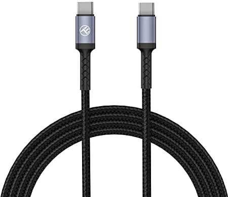 USB-C į USB-C laidas Tellur 3A PD 60W 2 m, juodas